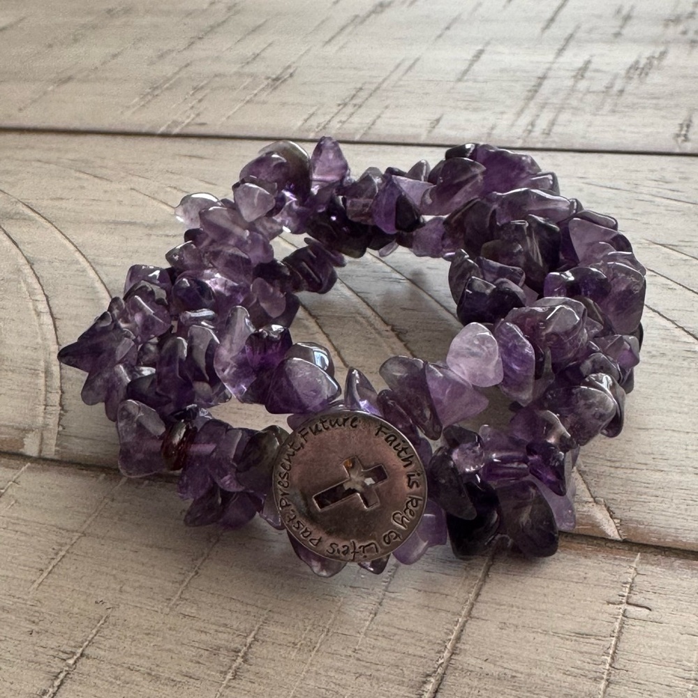 Faith is Key to Life’s Past, Present, Future Bracelet